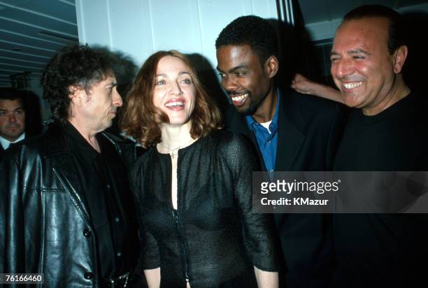 Bob Dylan, Madonna, Chris Rock and Tommy Mottola