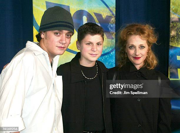 Brian Sites, Michael Cera & Carol Kane of "The Grubbs"