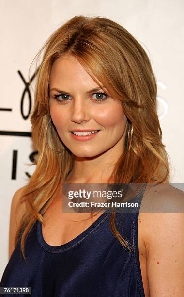 Actress Jennifer Morrison arrives at the 2nd Annual Hot In Hollywood event held at the Henry Fonda Music Box Theatre on August 18, 2007 in Los...