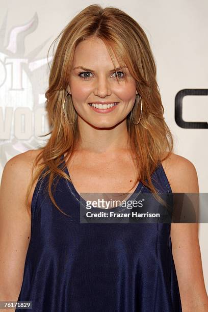 Actress Jennifer Morrison arrives at the 2nd Annual Hot In Hollywood event held on August 18,2007 at the Henry Fonda Music Box Theatre, in Los...