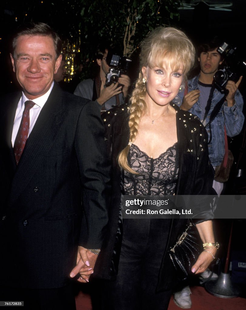 Actress Barbara Eden and husband Jon Eicholtz attend the "Big... News Photo Getty Images