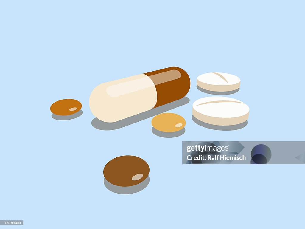 Pills Capsules And Tablets High-Res Vector Graphic Getty Images