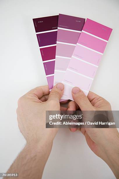Pink Sample Images Pink Paint Swatches Fotografías e imágenes de stock - Getty Images