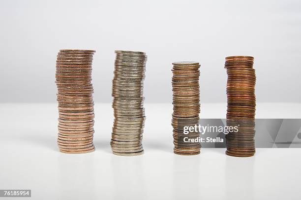 Stack Dimes Stack Of Dimes Photos and Premium High Res Pictures - Getty Images
