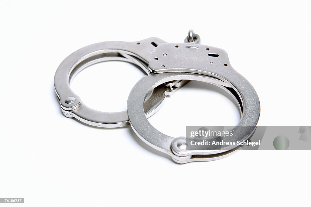 A pair of handcuffs