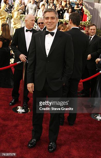 George Clooney, nominee Best Director and Best Original Screenplay for "Good Night, and Good Luck." and nominee Best Actor in a Supporting Role for...