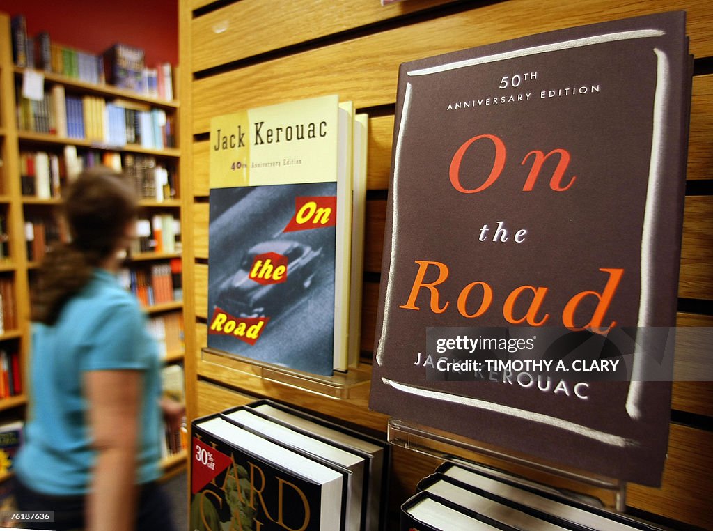 Hard Back Copy A hardback copy of the 50th-anniversary edition of Jack Kerouac's ...
