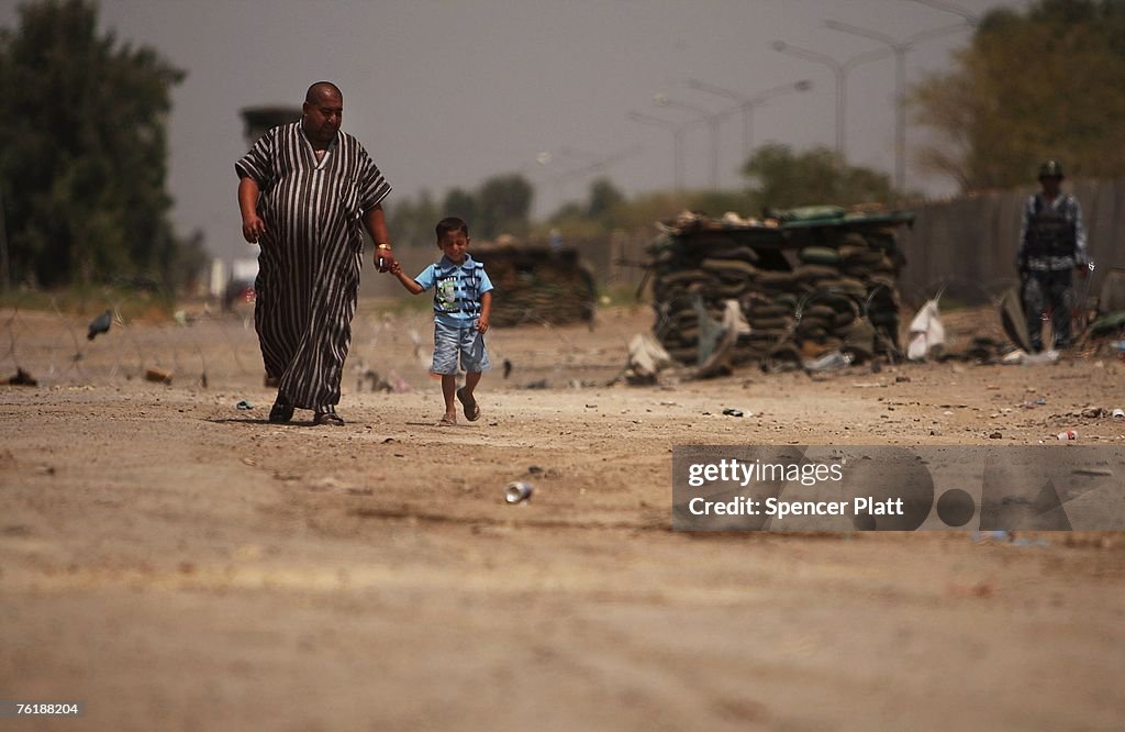 U.S. Military Patrols Streets Of Baghdad