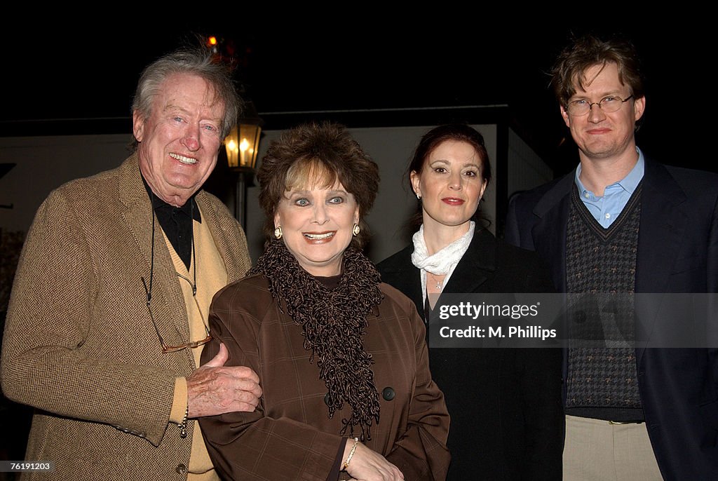 Tom Poston, wife Suzanne Pleshette, son Jason Poston and Gianna... News Photo Getty Images