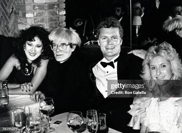 Francesca Braschi, Andy Warhol, Ricky Hilton, and Kathy Hilton