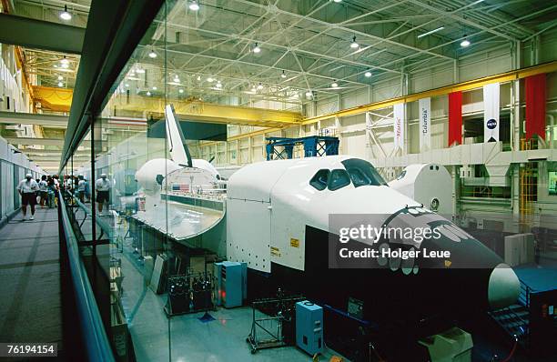 training space shuttle, international space station program, johnson space center, houston, texas, united states of america, north america - houston stockfoto's en -beelden