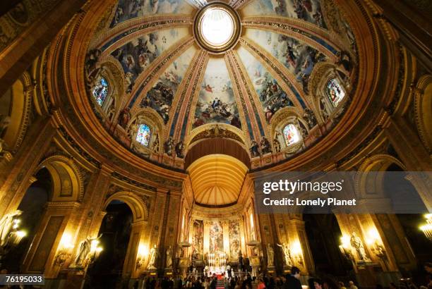 basilica de san francisco el grande, madrid, comunidad de madrid, spain, europe - san francisco el grande basilica madrid stock pictures, royalty-free photos & images