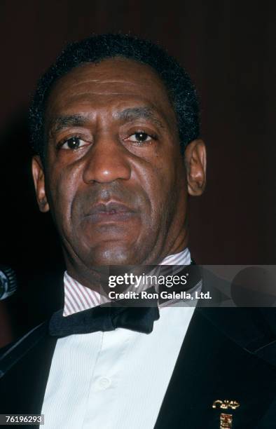 Comic Bill Cosby attending 20th Annual Studio Museum Gala on May 23, 1988 at the Century Plaza Hotel in Century City, California.