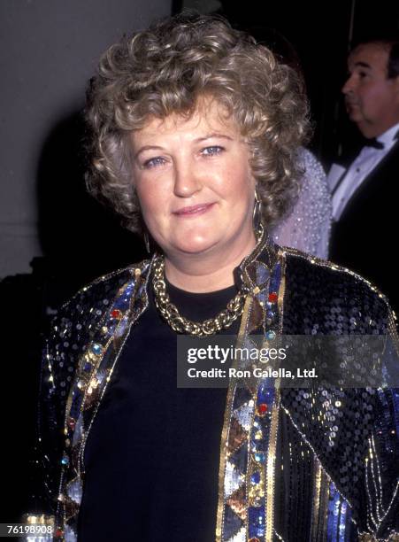 Actress Brenda Fricker attends the 48th Annual Golden Globe Awards on January 19, 1991 at Beverly Hilton Hotel in Beverly Hills, California.