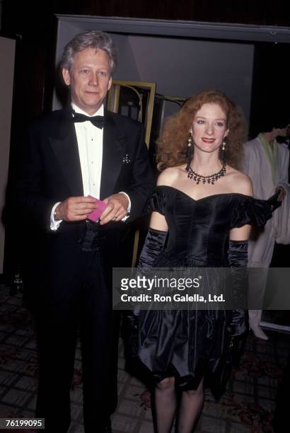 Actor Bruce Davison and wife Lisa Pelikan attending "Fashion Industry of California Gala" on February 13, 1991 at the Cenury Plaza Hotel in Century...