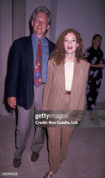Actor Bruce Davison and wife Lisa Pelikan attending "Mauna Lani Celebrity Sports Invitational" on May 13, 1992 at the Ritz Carlton Hotel in Mauna...