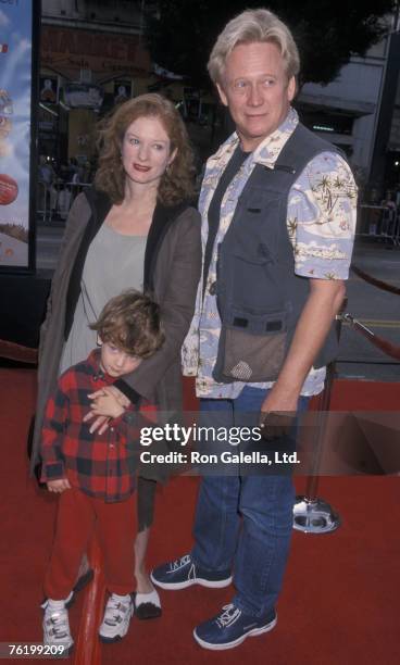 Actor Bruce Davison, son Zachary Davison and wife Lisa Pelikan attending the world premiere of "The Rugrats in Paris" on November 5, 2000 at Mann...