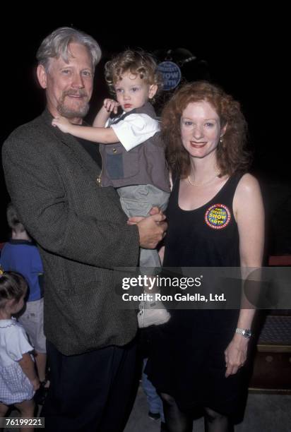 Actor Bruce Davison, son Zachary and wife Lisa Pelikan attending "Opening Night of Ringling Brothers Circus" on July 22, 1999 at the Los Angeles...