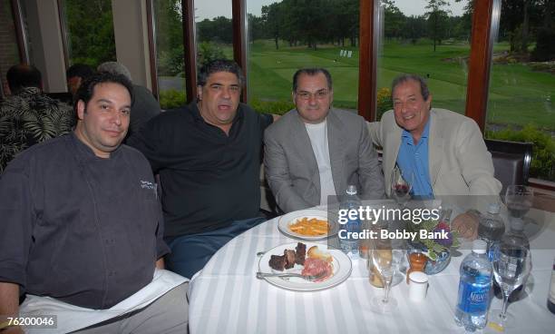 David Cohen;Vincent Pastore;Joe Lisi;Dan Grimaldi at The Tony Darrow Golf Tournament in Honor of Matthew Tenaglia Benefiting United Cerebral Palsy of...