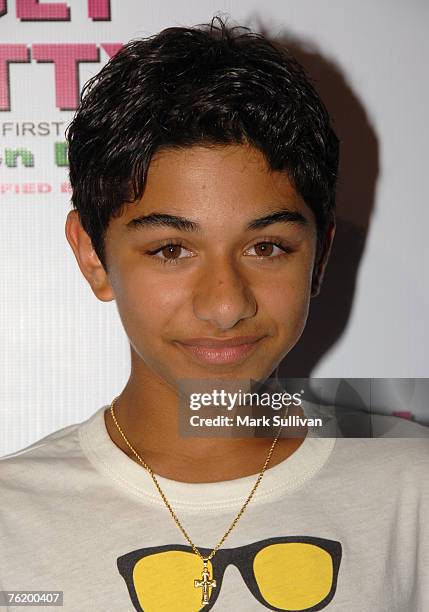 Actor Mark Indelicato arrives at the Ugly Betty: The Complete First Season-The Bettyfied Edition DVD launch held on August 20, 2007 in West...