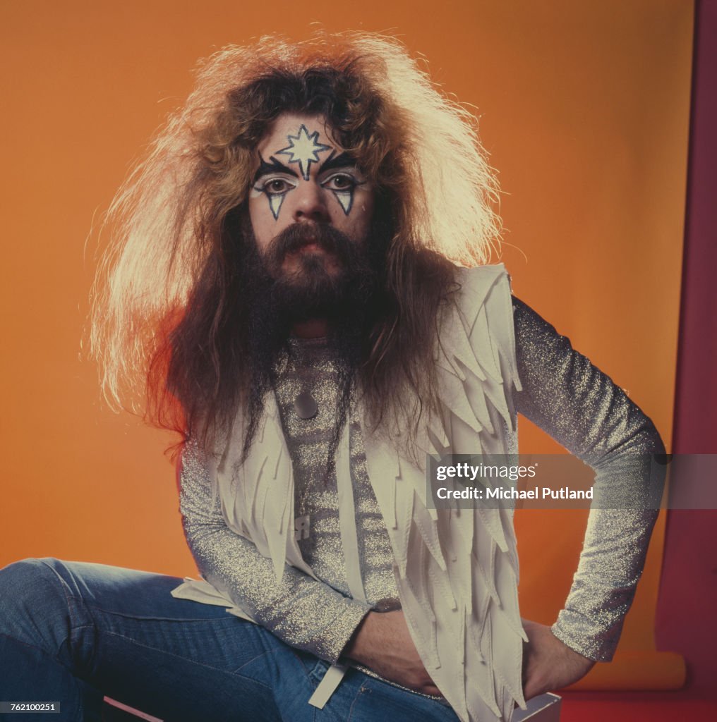 Wizzard Rolock Chip Singer-songwriter and musician Roy Wood, of English pop group Wizzard ...