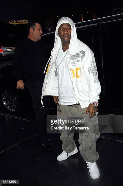 Recording artist Baby "Birdman" Williams attends the "TRL" taping at the MTV Studios August 21, 2007 in New York City.
