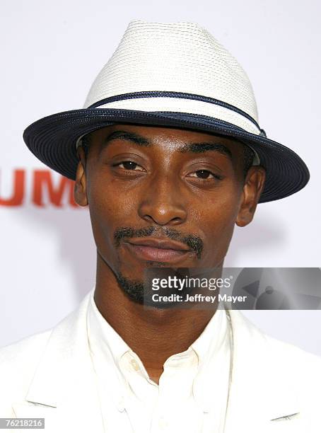 Actor Darris Love arrives to the Los Angeles premiere of "3:10 to Yuma" at the Mann National Theatre on August 21, 2007 in Westwood, California.