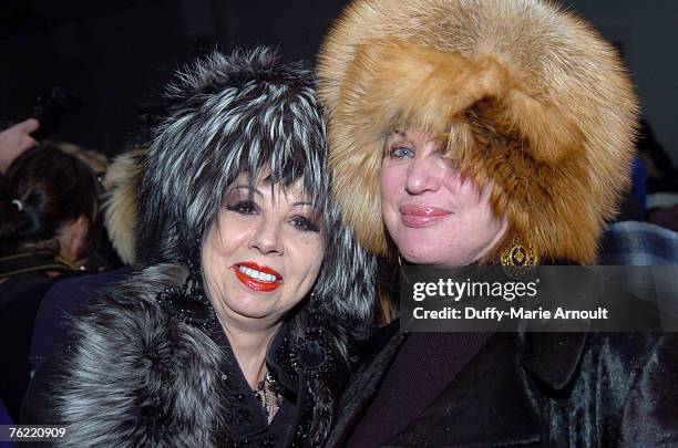 Rosemary Ponzo and Adrienne Landau at Temperly London Fall 2006