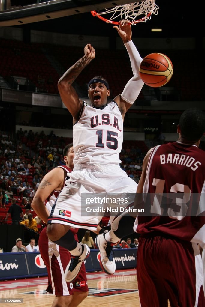 FIBA Americas Championship - USA v Venezuela