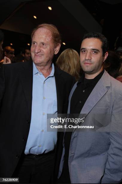 Producer Mike Medavoy and Exec. Producer Bradley Fischer at the Los Angeles Premiere Party of "Resurrecting the Champ" at the Academy of Motion...