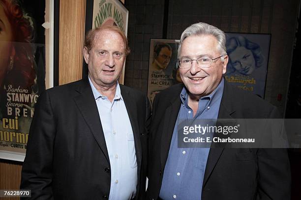 Producer Mike Medavoy and Yari Film's Bill Immerman at the Los Angeles Premiere Party of "Resurrecting the Champ" at the Academy of Motion Picture...