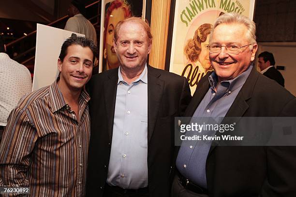 Yari Film's David Glasser , producer Mike Medavoy and Yari Film's Bill Immerman at the afterparty for the premiere of Yari Film's "Resurrecting the...