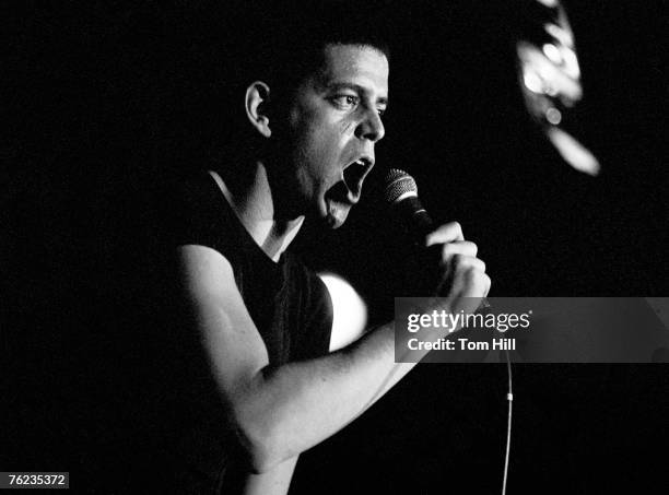 Lou Reed Performs at Richard's Rock Club on December 28, 1973 in Atlanta, Georgia.