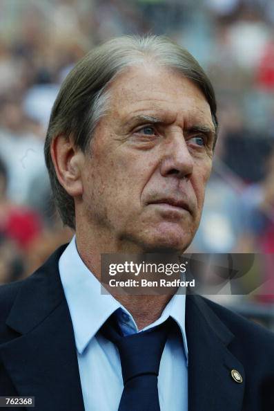 Paraguay coach Cesare Maldini Paraguay coach Cesare Maldini