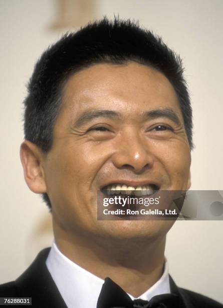 Actor Chow Yun Fat attends the 72nd Annual Academy Awards on March 26, 2000 at Shrine Auditorium in Los Angeles, California.