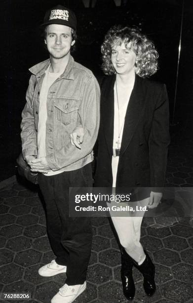 Actor Dana Carvey and wife Paula Swaggerman attending cast party for "Saturday Night Live" on September 29, 1990 at Tavern on the Green in New York...