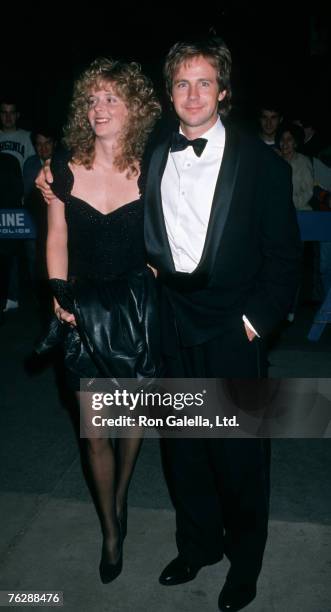 Actor Dana Carvey and wife Paula Swaggerman attending 15th Anniversary Gala for Saturday Night Live on September 24, 1989 at Rockefeller Center in...