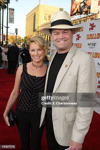 Micky Dolenz and daughter Ami Dolenz at the world premiere of "Halloween" at Grauman's Chinese Theatre on August 23, 2007 in Hollywood, California.