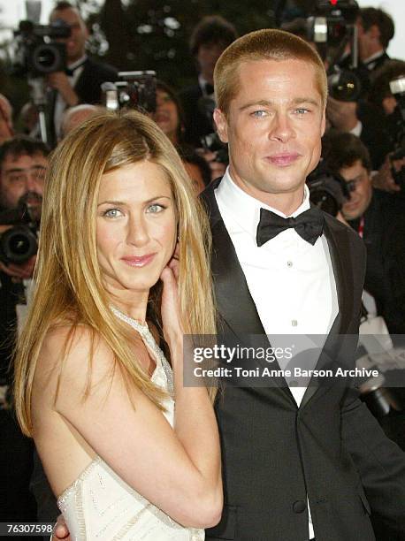 Jennifer Aniston and Brad Pitt