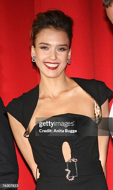 Jessica Alba attends the 'Fantastic Four - Rise Of The Silver Surfer' premiere on July 20, 2007 in Berlin, Germany.