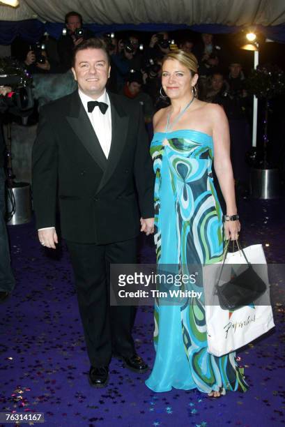 Ricky Gervais and Jane Fallon