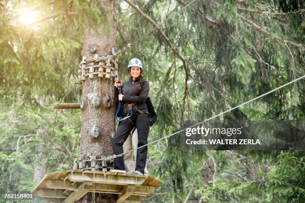 Girl On Rope Course Photos and Premium High Res Pictures - Getty Images