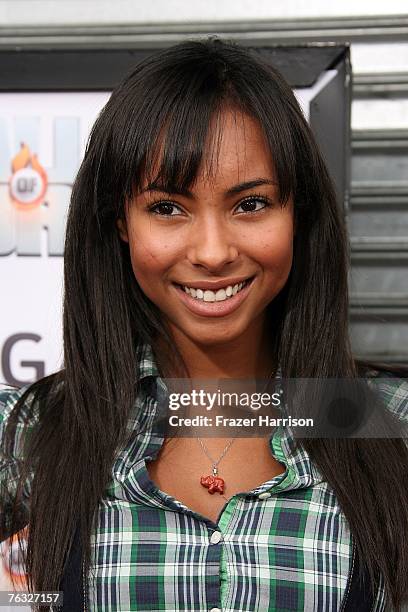 Actress Chyna Stevens attend the premiere of Rogue Pictures' "Balls of Fury" held at the Egyptian Theatre, on August 25,2007 in Hollywood, California.