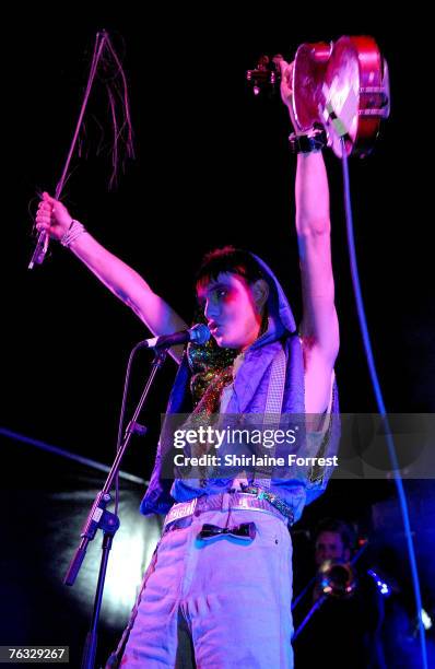 Patrick Wolf performs during The Carling Weekend: Leeds Festivals at Bramhall park on August 25, 2007 in Leeds, England.