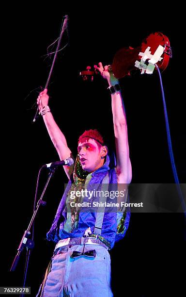 Patrick Wolf performs during The Carling Weekend: Leeds Festivals at Bramhall park on August 25, 2007 in Leeds, England.