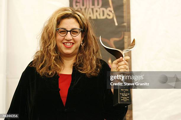 Jenji Kohan, winner of Outstanding Episodic Comedy for "Weeds"