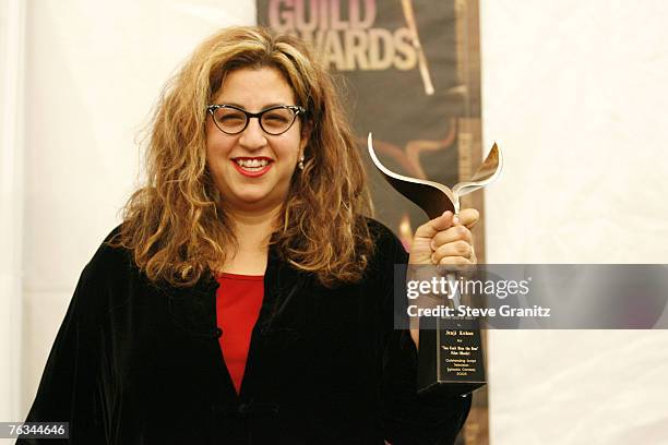 Jenji Kohan, winner of Outstanding Episodic Comedy for "Weeds"