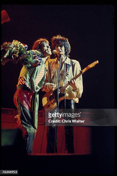 Mick Jagger and Keith Richards of the Rolling Stones, 1970s