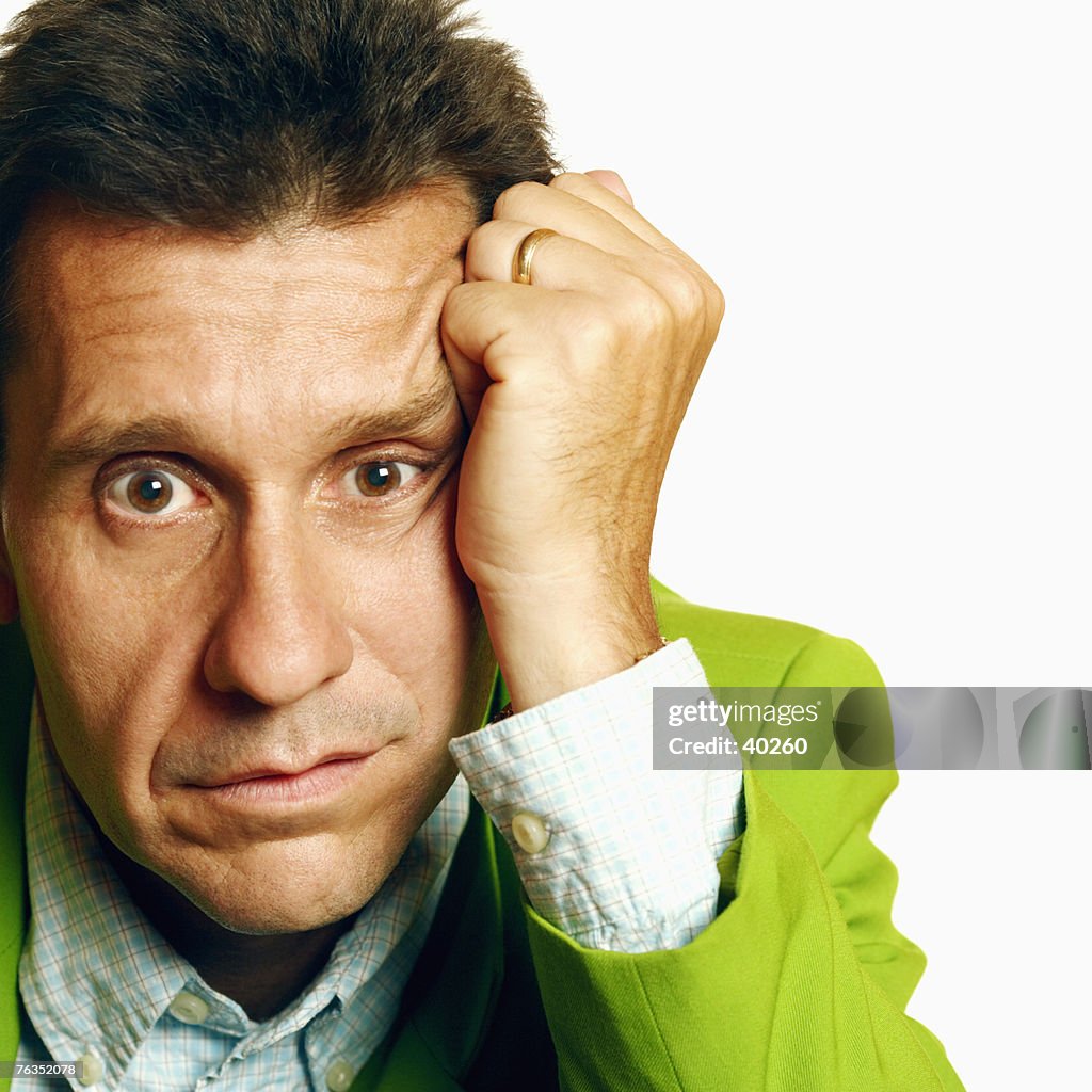 Portrait of a mature man looking serious