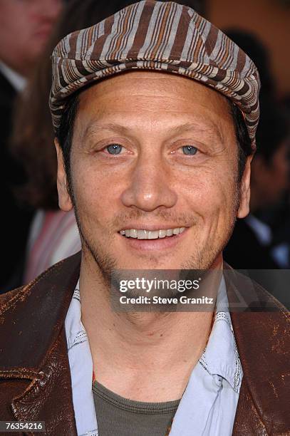 Actor Rob Schneider arrives at the "I Now Pronounce You Chuck and Larry" premiere at the Gibson Amphitheatre and CityWalk Cinemas on July 12, 2007 in...